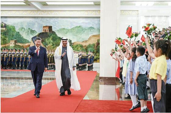 习近平同阿联酋总统穆罕默德会谈8