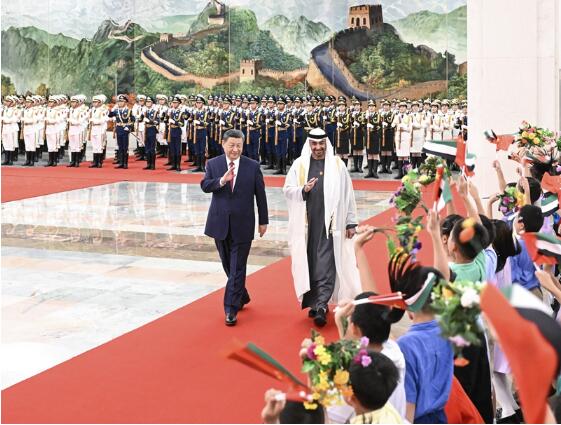 习近平同阿联酋总统穆罕默德会谈3