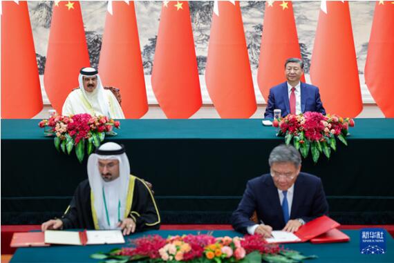 习近平同巴林国王哈马德会谈4